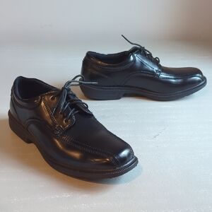 Nunn Bush Black Leather Oxfords Dress Shoes size 10